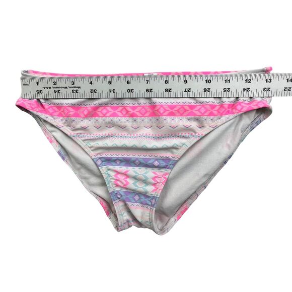 Children’s Place 2-piece Tankini Bathing Suit Swimsuit Pink Tropical Youth XL 14 - Picture 7 of 9